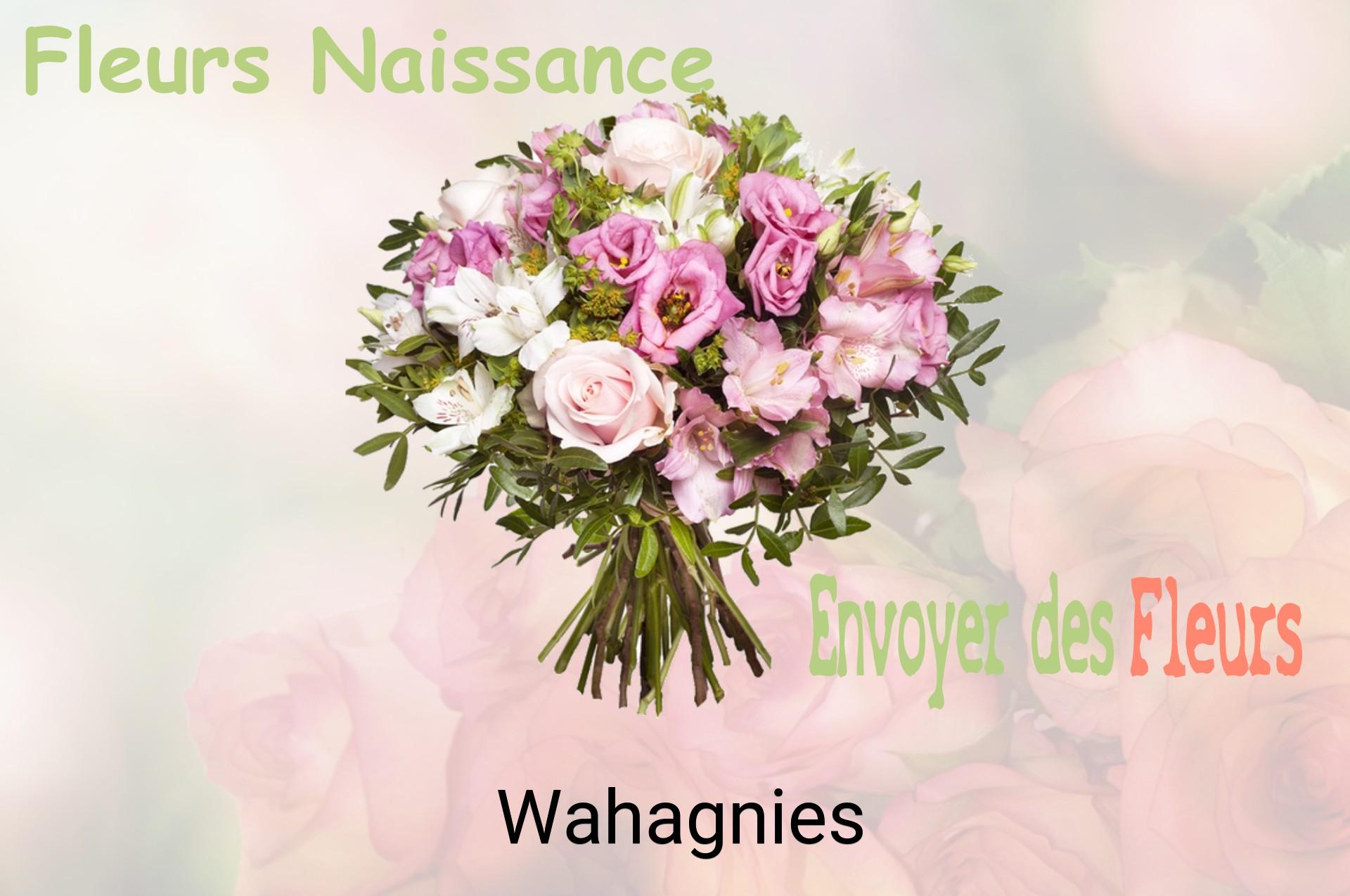 Bouquet de fleurs de naissance livré à Wahagnies